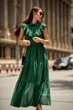  Đầm sát nách bèo 3 tầng - D668 