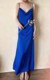  Rosalie Dress - Đầm Lụa 2 Dây Cổ Đổ LA45 