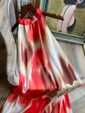  Iris Maxi Dress - Đầm Cổ Yếm Loang Màu Dáng Suông - D936 