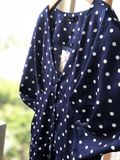  Felicity Dress - Đầm lụa cánh dơi hàng cúc phía trước D357 D358 