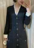  Reece Dress - Đầm Tweed Sơ Mi D748 