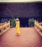  Alexa Dress -  Đầm linen viền ren buộc dây phía sau cổ D361 D362 