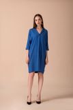  Maren Dress - Đầm suông tay dài cổ vest D349 -> D355 