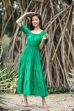  Callie Dress - Đầm cổ vuông nhấn eo 4 tầng D02 