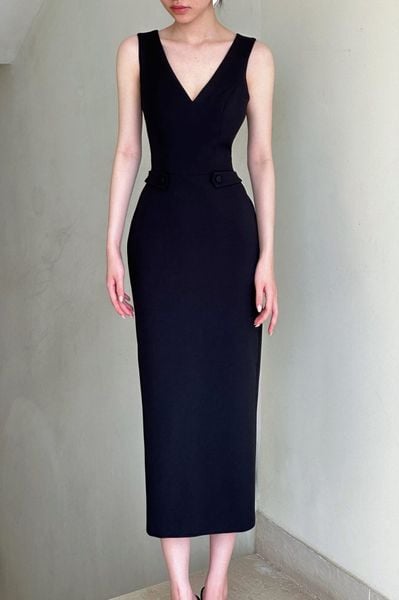  Jaide Dress - Đầm Không Tay Cổ V D0136 