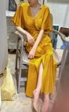  Amelie silk dress - Đầm Xoắn Eo Lụa L04 