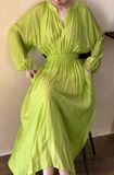  Sol Dress - Đầm tay dài nhấn eo D955 