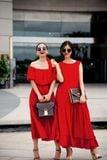  Đầm xô lụa trễ vai L34 