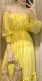  Miracle Dress  - Đầm xô lụa trễ vai nhấn eo D296 -> D299 D551 
