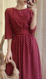  Kanie Dress - Đầm Tay Lỡ Nhấn Eo E93 