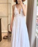  Jordyn Dress - Đầm maxi hai dây, hở lưng (xô) D013 D014 