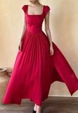  Adela Dress - Đầm Corset Cổ Điển Tay Hến V21 