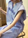  Tiffany Dress - Đầm hoa hồng khoét lưng 