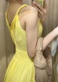  Lillie Dress - Đầm Xoắn Vai Xẻ Tà E291 