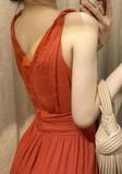  Lillie Dress - Đầm Xoắn Vai Xẻ Tà E291 