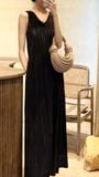  Dahlia Dress - Đầm Suông Cổ Tim dập li LA18 