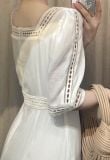  Jolie Dress - Đầm Cổ Vuông Phối Ren 