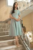  Nadia Dress - Đầm midi len tweed cổ tròn D384 D385 