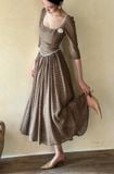  Sally Dress - Đầm Corset Ren Cổ Điển L1016 