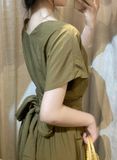  Laila Dress - Đầm maxi , cánh dơi nhấn eo - các màu PO01 