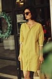  Sylvia Dress - Đầm cổ v hàng cúc phía sau thân váy dưới D395 D396 