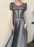  Clara Dress - Đầm Corset Tay Bồng Q1015 