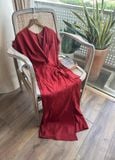  Elly Dress - Đầm Lụa Cổ V - E42 