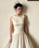  Claudette Dress - Đầm Thiết Kế Vintage QE001 