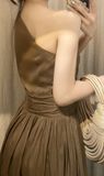  Lalyn Dress - Đầm Lệch Vai Nhấn Eo L31 