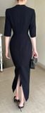  Valeria Dress - Đầm Thiết Kế Tay Lửng D0135 