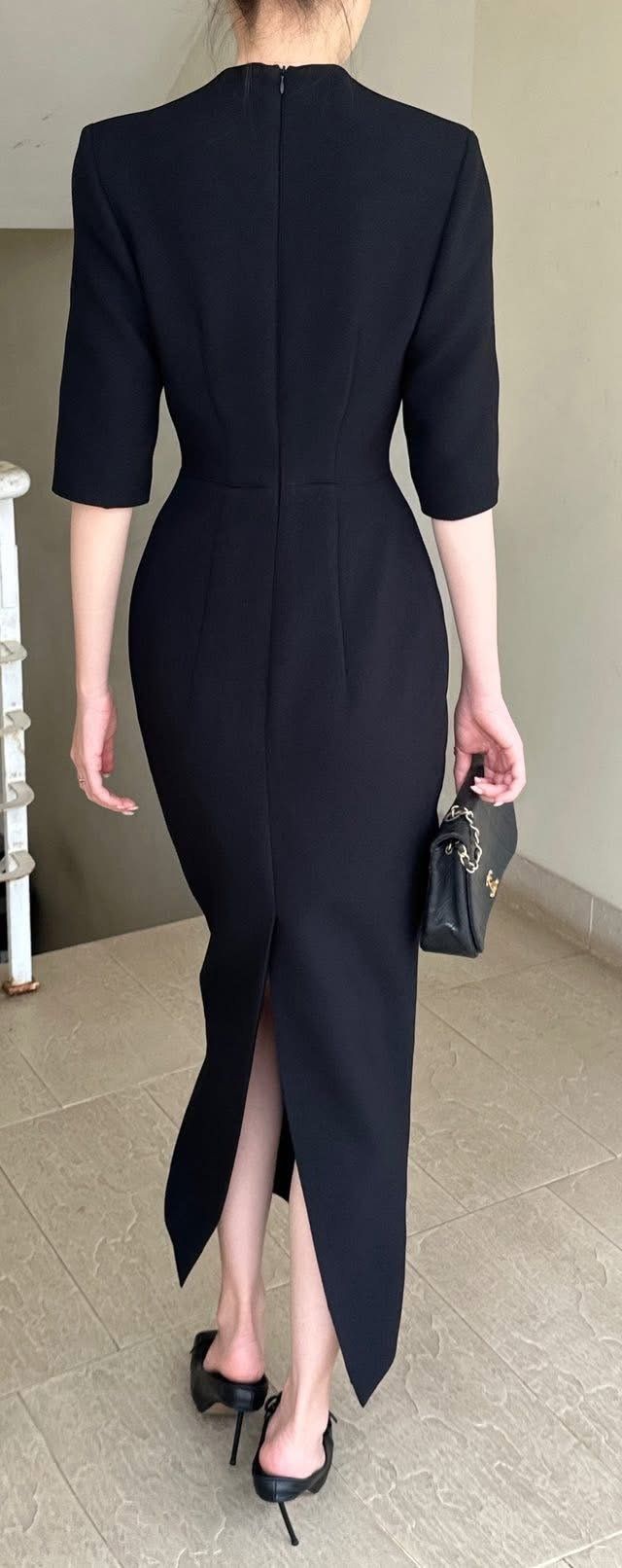  Valeria Dress - Đầm Thiết Kế Tay Lửng D0135 