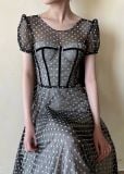  Clara Dress - Đầm Corset Tay Bồng Q1015 