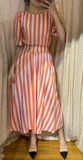  Aurora Dress - Đầm Tay Ngắn Kẻ Sọc Đai Eo D930 