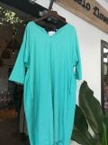  Sylvia Dress - Đầm cổ v hàng cúc phía sau thân váy dưới D395 D396 