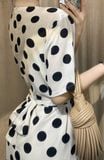  Amelinda Dress - Đầm Xoắn Eo Tay Ngắn 