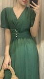 Lamie Dress - Đầm Cổ V Tay Ngắn E10 