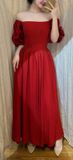  Classy Rosie Dress - Đầm trễ vai tay phồng cúp ngực D034 