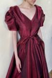  Helena Dress - Đầm Hoa Hồng Tay Phồng Q1013 
