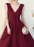  Freya Dress - Đầm Corset Cổ V Thiết Kế Nút Bọc G002 