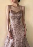  Isabela Dress - Đầm 2 Dây Cúp Ngực Hoạ Tiết 