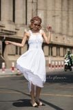  Eirlys Dress - Đầm maxi 2 dây chun eo D729 