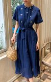  Nami Dress - Đầm Cổ Sen Thêu Tay E79 