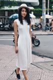  Joy Dress - Đầm trắng hoa chìm D308 -> D311 
