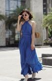  Luciana Dress - Maxi xô lụa cổ yếm hở lưng D292 -> D294 