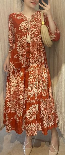  Agisa Dress - Đầm Thổ Cẩm D24 