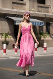  Đầm maxi 2 dây chun sau lưng - D687 