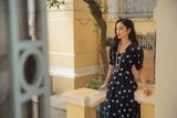  Sani Dress - Đầm Chấm Bi Cổ Điển D931 