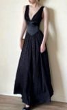  Clara Dress - Đầm Corset Cổ V Thiết Kế D0125 