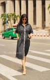  Jasmine Dress - Đầm sơ mi nhấn eo có túi D570 