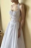  Bianca Dress - Đầm Corset Cổ Yếm D0725 